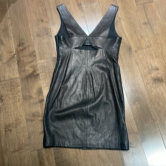 Robert Rodriguez leather dress size 6 - Picture 2 of 4